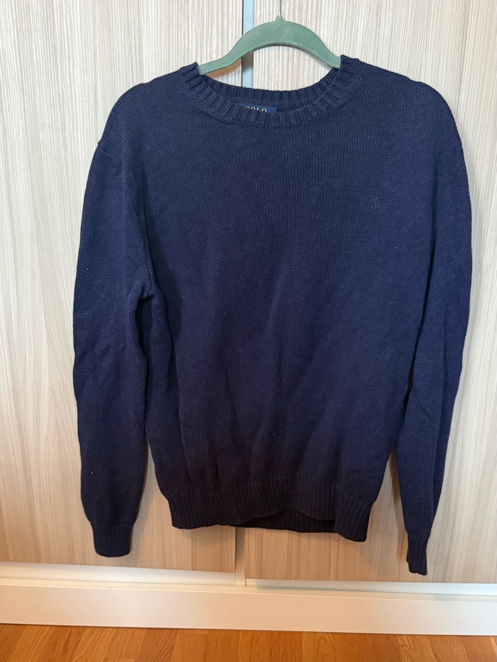 Classic Navy Crewneck Sweater - Men's sizing